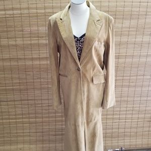 Victoria's Secret Suede Coat Full Length